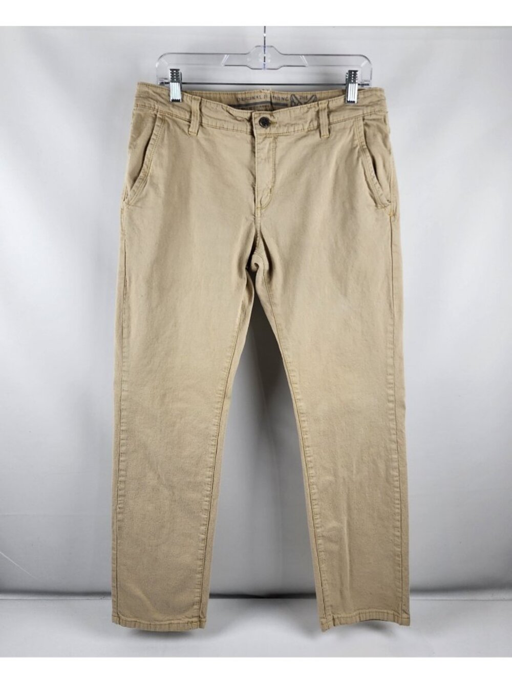 Polo Ralph Lauren Pants Mens 34x31 Beige Chino Straight Beige Tan Altered Waist